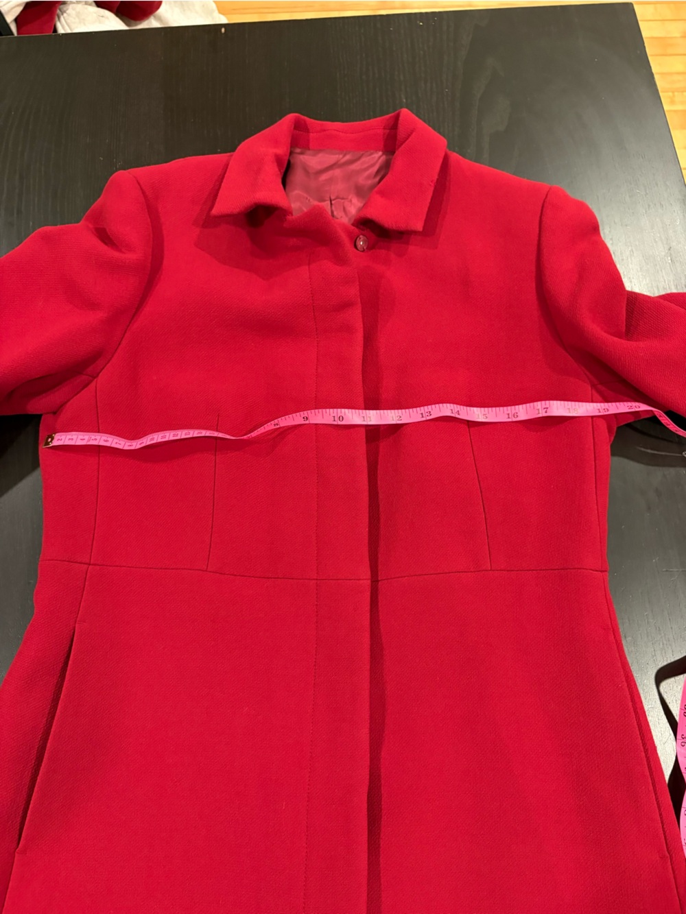 J. Crew Red Wool-Blend Single-Breasted Coat - Picture 11 of 14
